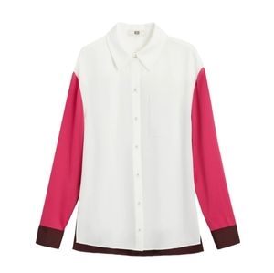 Etc collar, long sleeve blouse